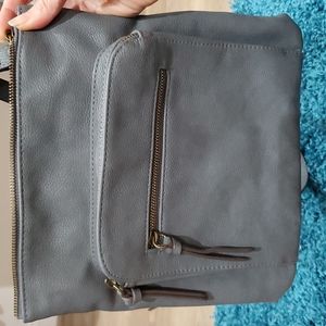 Gray Messenger Bag